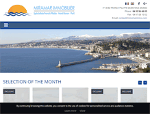 Tablet Screenshot of miramarimmo.com